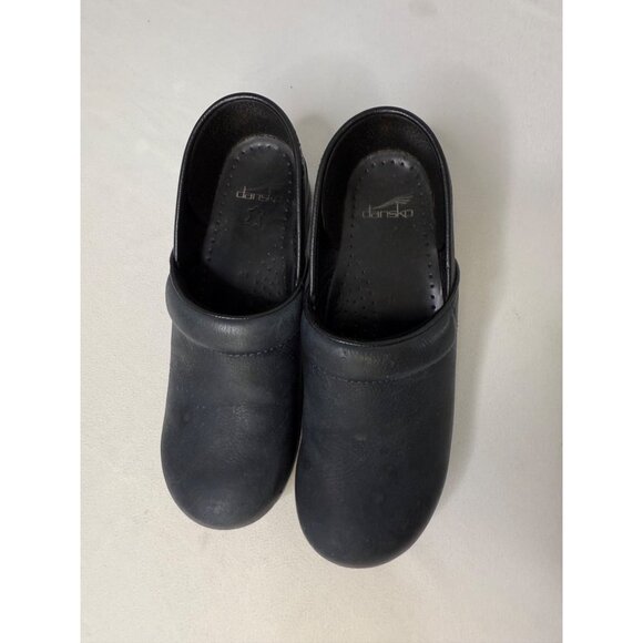 Womens Navy Suede Dankso Clogs - Size 41 - Picture 2 of 9